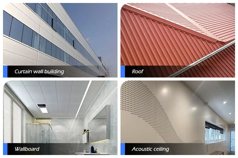 3003 H24 /H14 aluminum plate is mainly used in the field of building decoration 3003 H24 /H14 aluminum plate is mainly used in the field of building decoration