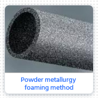 Powder metallurgy foaming method Powder metallurgy foaming method