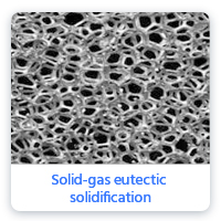 Solid-gas eutectic solidification Solid-gas eutectic solidification