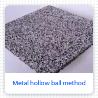 Metal hollow ball method Metal hollow ball method